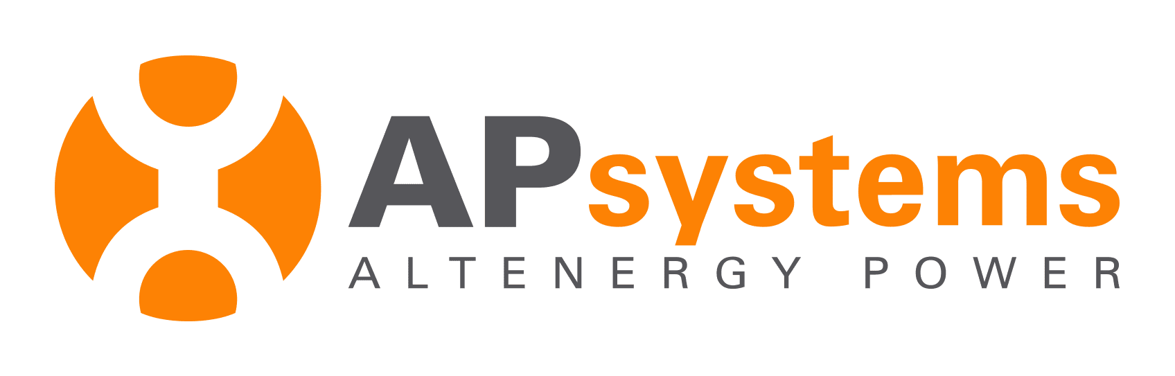 Logo de APsystems, fournisseur d’onduleurs pour les installations solaires d’Aqua Confort et Climatisation.